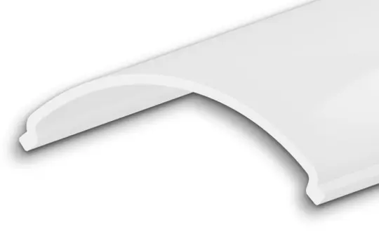 ISOLED 114748 Abdeckung COVER49 für Profil CORNER10 SLIM | opal | 200 cm