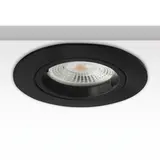 ISOLED 115693 Einbauring rund für GU10/MR16-Spots schwarz | 68 mm