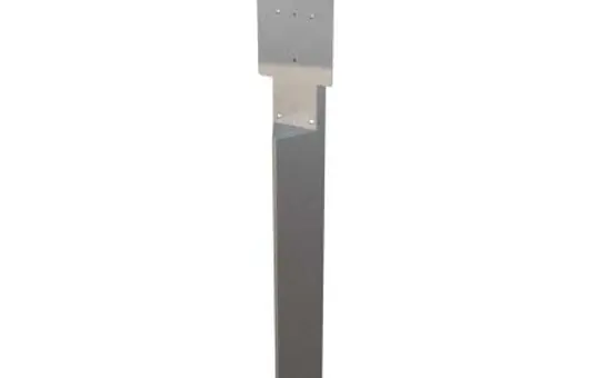 FleXmount FM_EF_PW2_DA Komplett-Stele Ecoflow Powerpulse 2 mit Dach, 1-fach