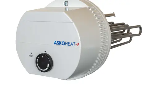 ASKOMA AHFR-BI-PV2-S-1.0 Flansch-Heizkörper ASKOHEAT-F-PV 3-stufig, 230 V, 1,0 kW