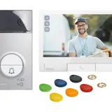 LEGRAND 905290 Flex One Video-Set LINEA3000 1 und 2 Ruftasten, Classe300X, Light | grau