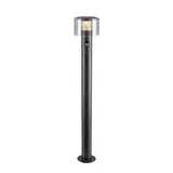 SLV 1010201 Stehleuchte TAHA II SENSOR, 2200/2700 K, IP65 | schwarz | 90 cm