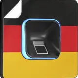 EKEY 503701 Fingerprint-Set xLine Unterputz, WM-Klebefolie inkl. | schwarz
