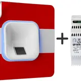 EKEY 503704 Fingerprint-Set xLine Unterputz, Netzteil + WM-Klebefolie inkl. | weiß