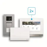 BUSCH-JAEGER H8-2FHA/SET Zweifamilienhaus-Set Video Advanced Welcome IP, UP